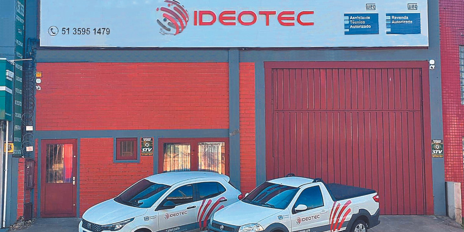 <h5><strong>A EMPRESA</strong></h5>

<p> </p>

<p>A Ideotec foi idealizada em 2010, devido a uma grande demanda no segmento industrial em relação à manutenção de inversores de frequência e soft starter.</p>

<p>Com sede em Novo Hamburgo, região metropolitana de Porto Alegre, tem localização estratégica para atender os mais variados setores do mercado.</p>

<p>O objetivo da Ideotec desde a sua fundação é trabalhar com qualidade, competência, respeito e agilidade no atendimento de seus clientes, proporcionando o que há de melhor no fornecimento de produtos e serviços para manutenção e automação industrial.</p>
